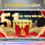 Backdrop/Banner 51 Năm Giải Phóng Miền Nam