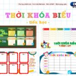 Mẫu In Ấn Thời Khóa Biểu